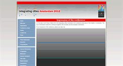 Desktop Screenshot of integratingcities2012.eu